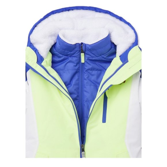 Swiss Tech Girls 4-in-1 Hooded Puffer Jacket – Size Small, Zip Outerwear - Picture 5 of 6